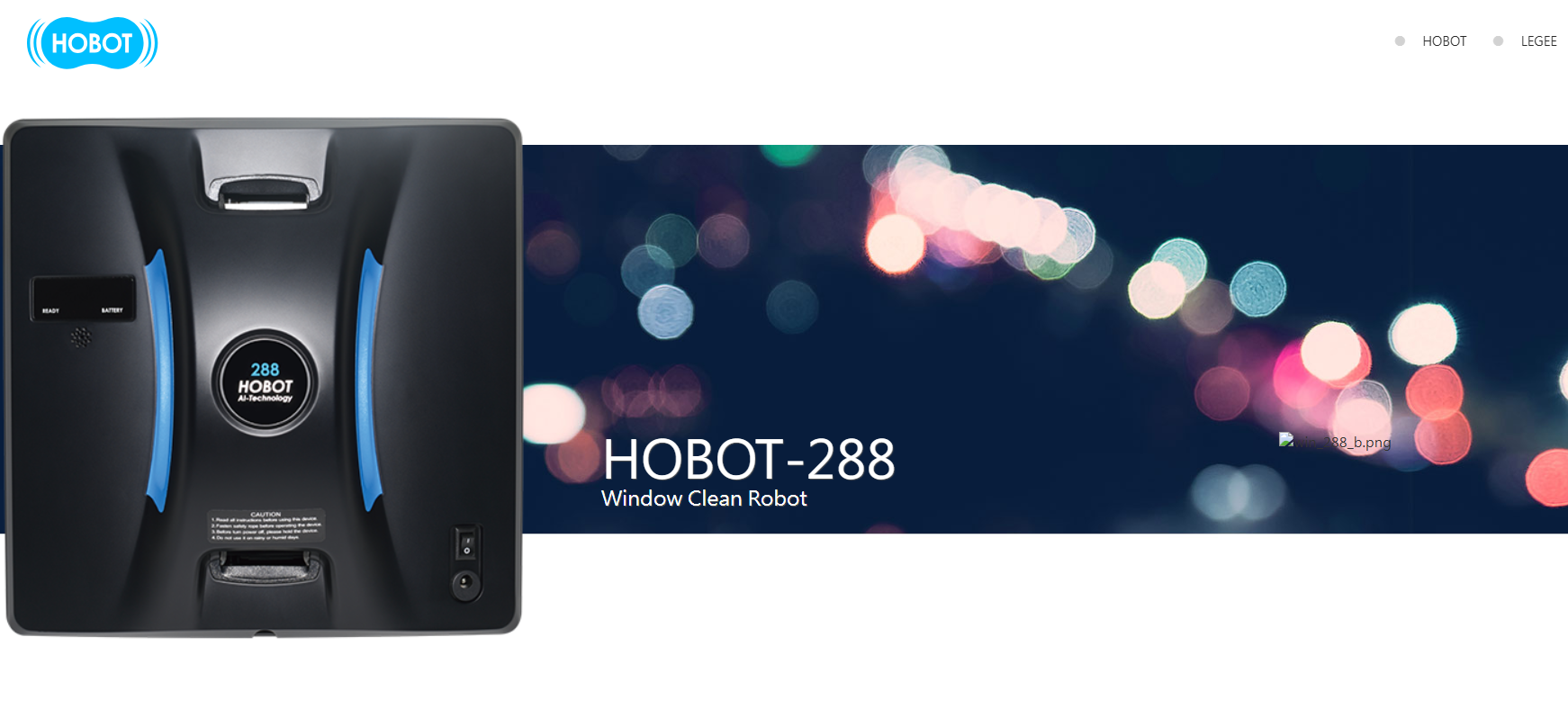 Robot lave vitre Hobot