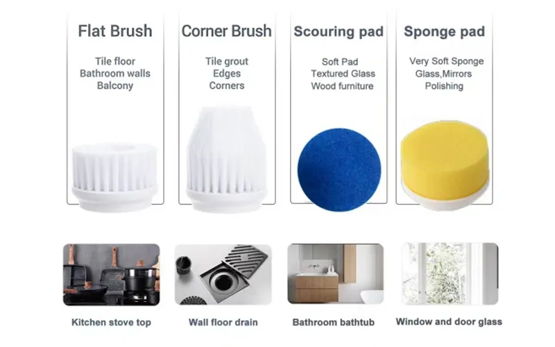 brosse de nettoyage électrique