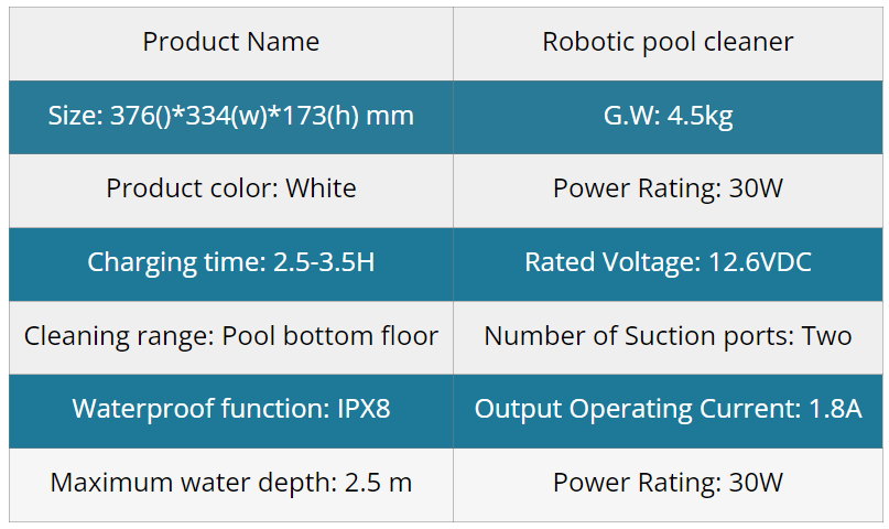 robot nettoyeur de piscine