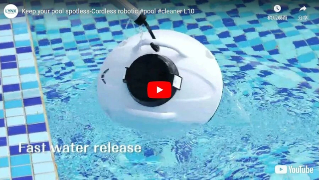 Robot de nettoyage de piscine sans fil