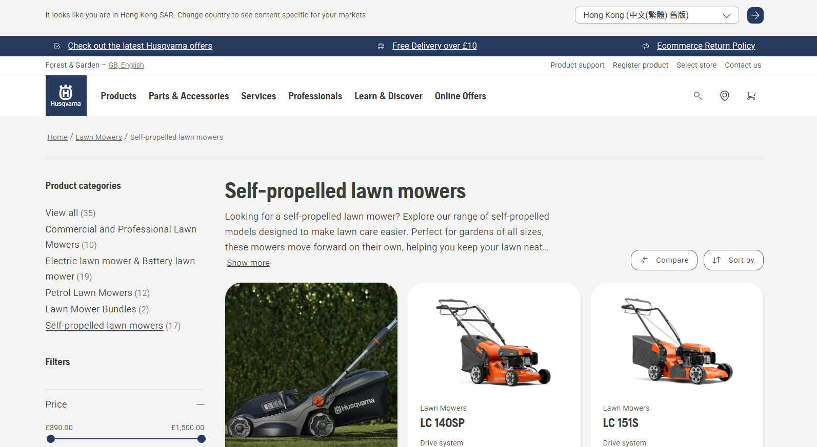 Expert en nettoyage d'usine Husqvarna