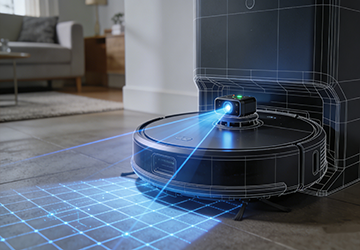 Différence entre la navigation laser et l'évitement visuel d'obstacles dans les robots de nettoyage des sols