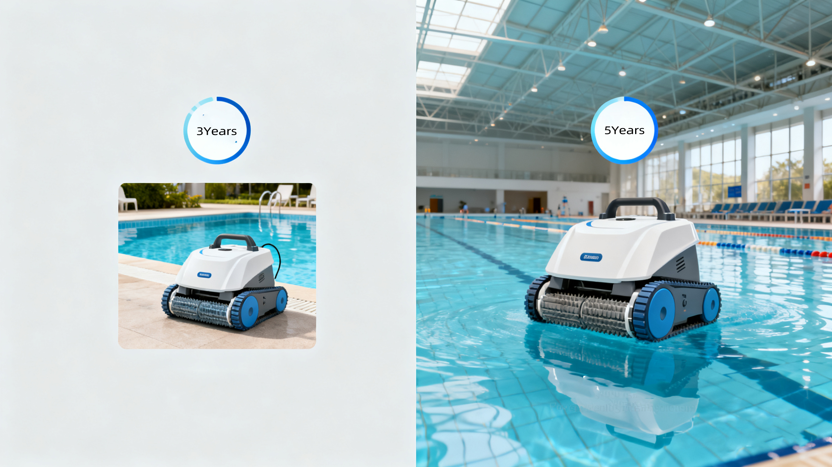Combien de temps durent les robots de nettoyage de piscine ?