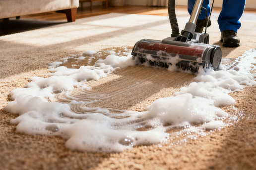 Nettoyage intensif des tapis