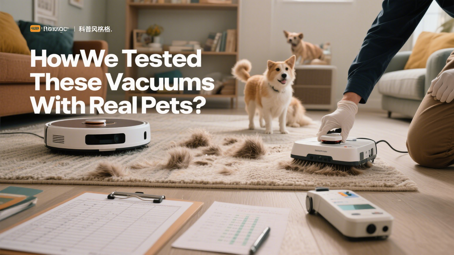 Comment avons-nous test&eacute; ces aspirateurs avec de vrais animaux de compagnie&nbsp;?