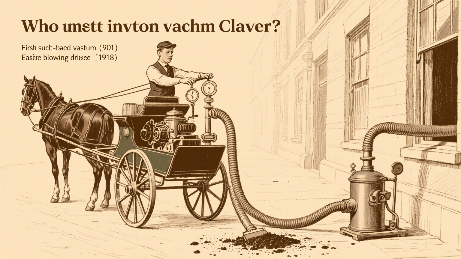qui a invent&eacute; l'aspirateur
