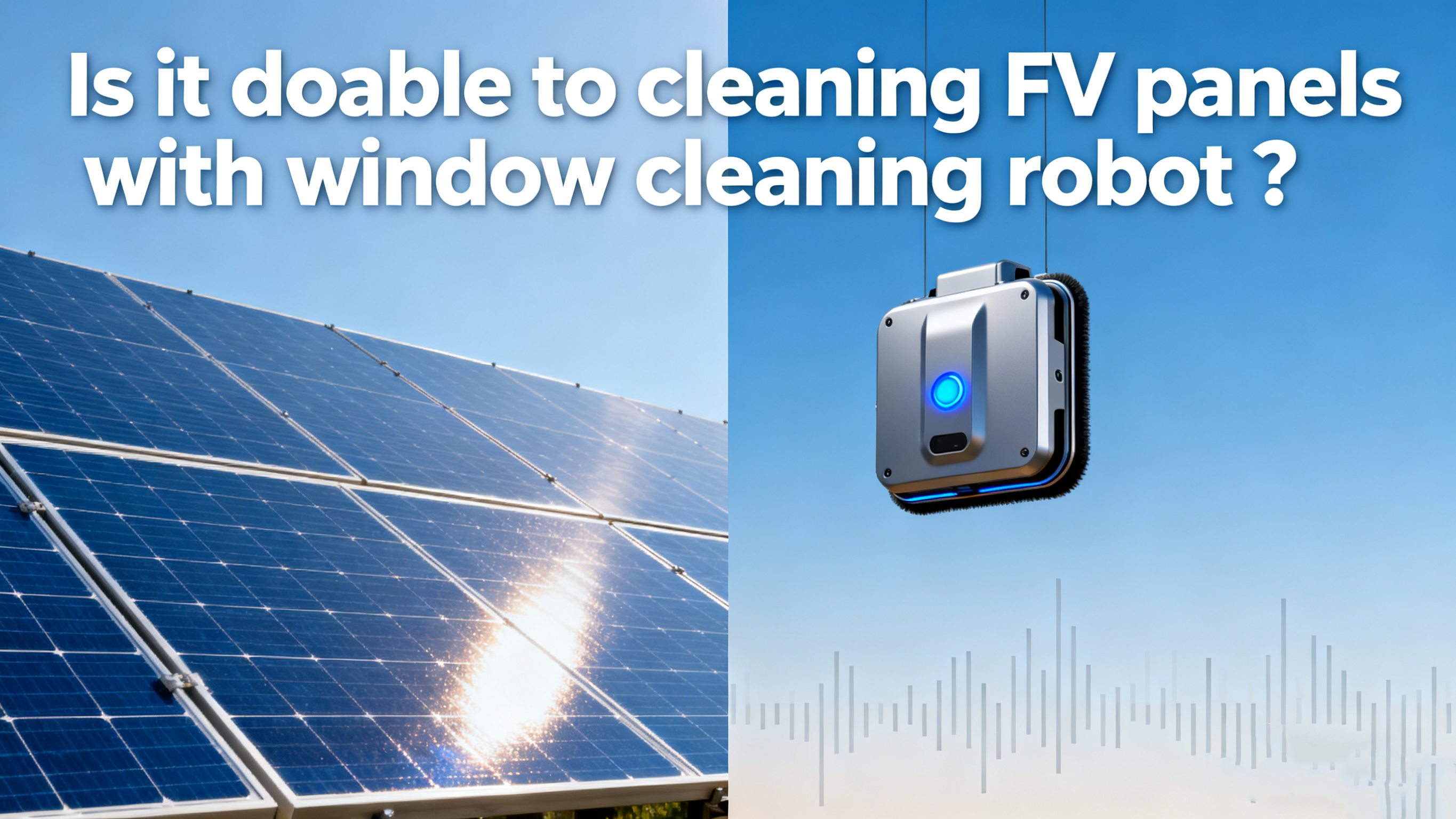 Est-il possible de nettoyer les panneaux FV avec un robot lave-vitres ?