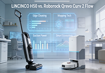 LINCINCO H50 contre Roborock Qrevo Curv 2 Flow