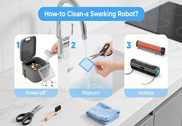 Comment nettoyer un robot balayeur ?