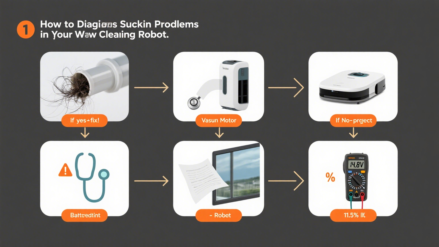 Comment diagnostiquer les probl&egrave;mes d’aspiration de votre robot lave vitres ?
