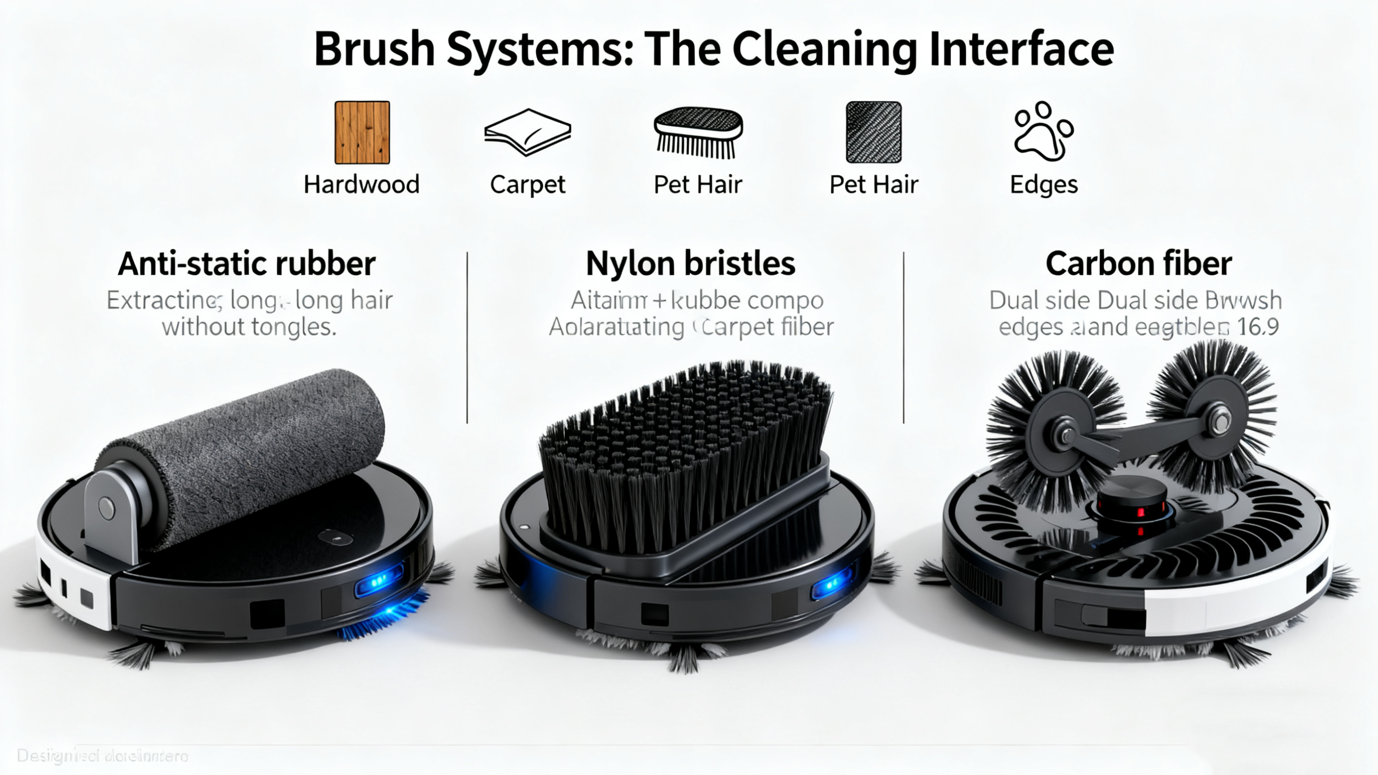 Syst&egrave;mes de brosses&nbsp;: l'interface de nettoyage