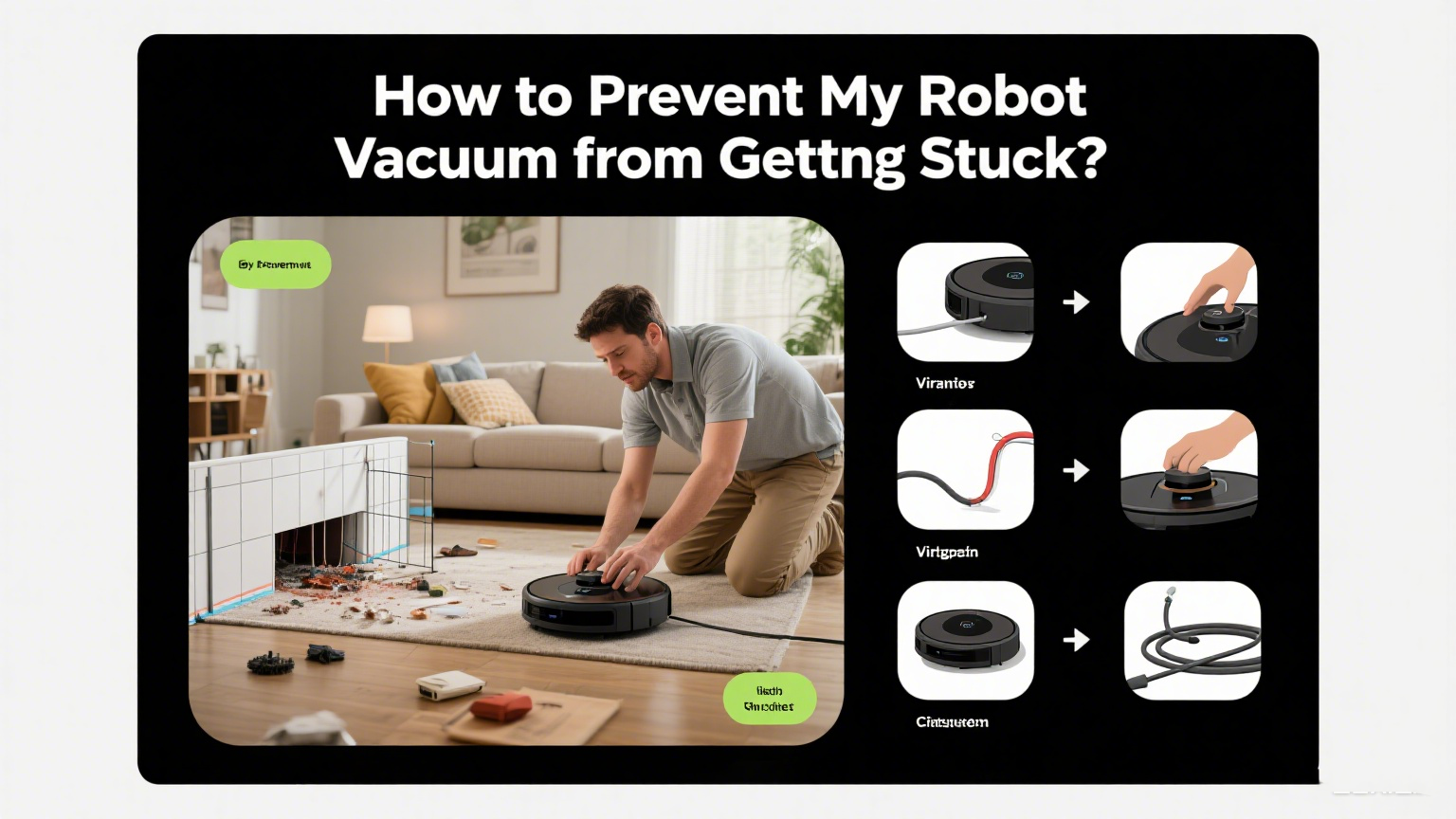 Pourquoi mon robot aspirateur reste-t-il bloqu&eacute; ? Comment emp&ecirc;cher mon robot aspirateur de rester bloqu&eacute;&nbsp;?