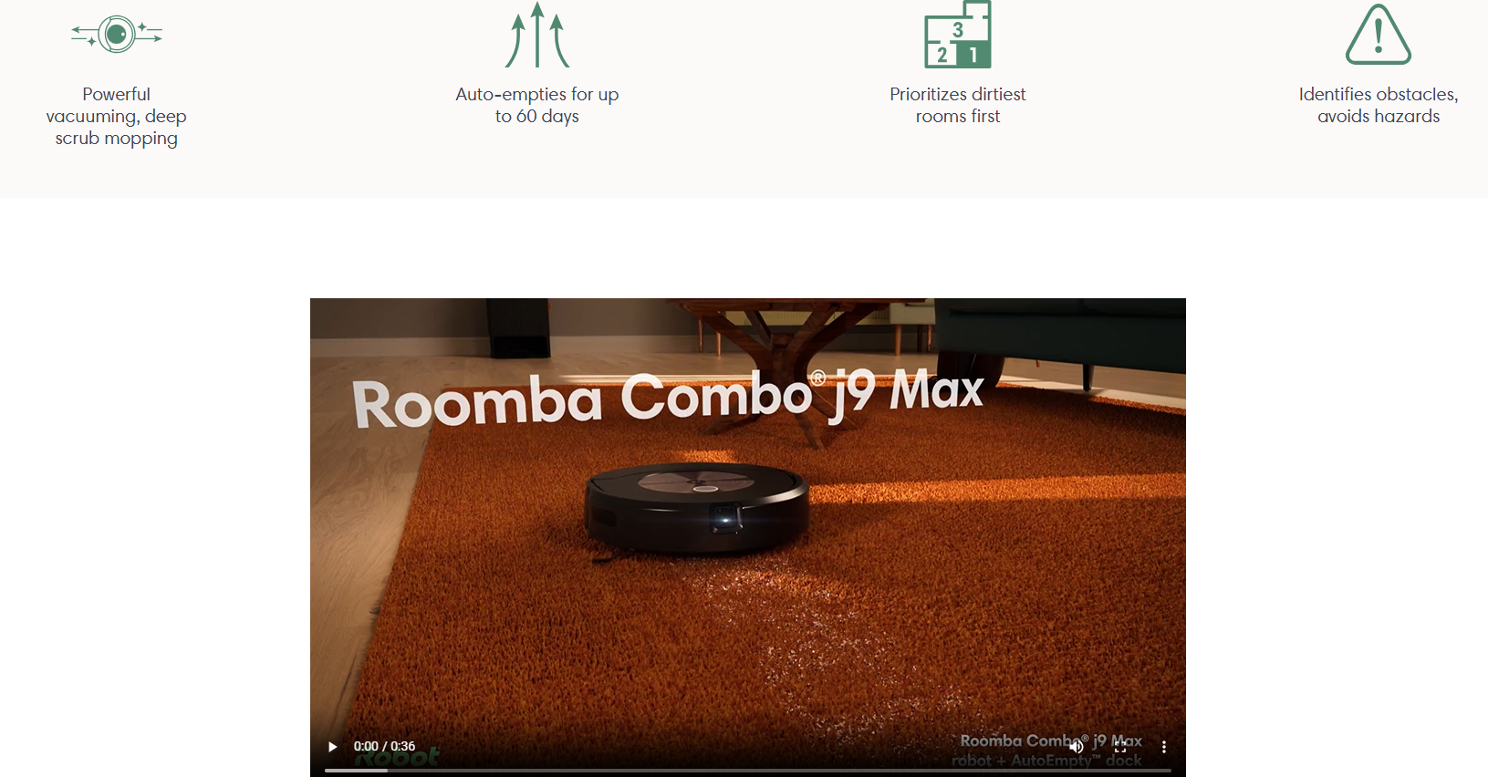  iRobot Roomba j9+ combin&eacute;