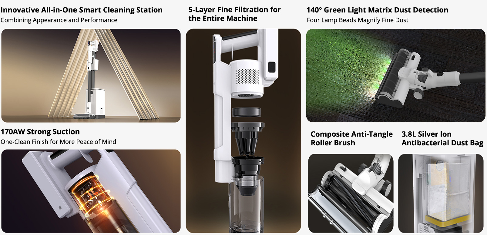 Aspirateur-balai de station