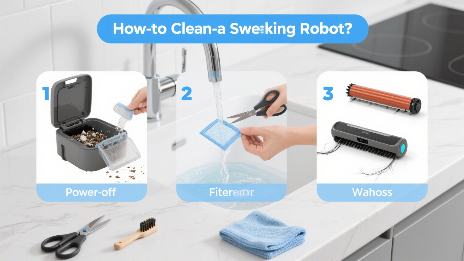 Comment nettoyer un robot balayeur