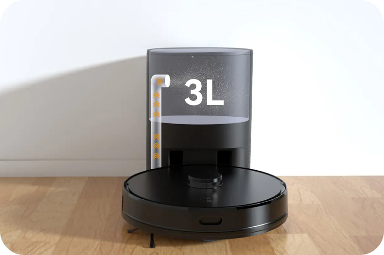 Base d"élimination automatique des saletés du robot aspirateur laser H50