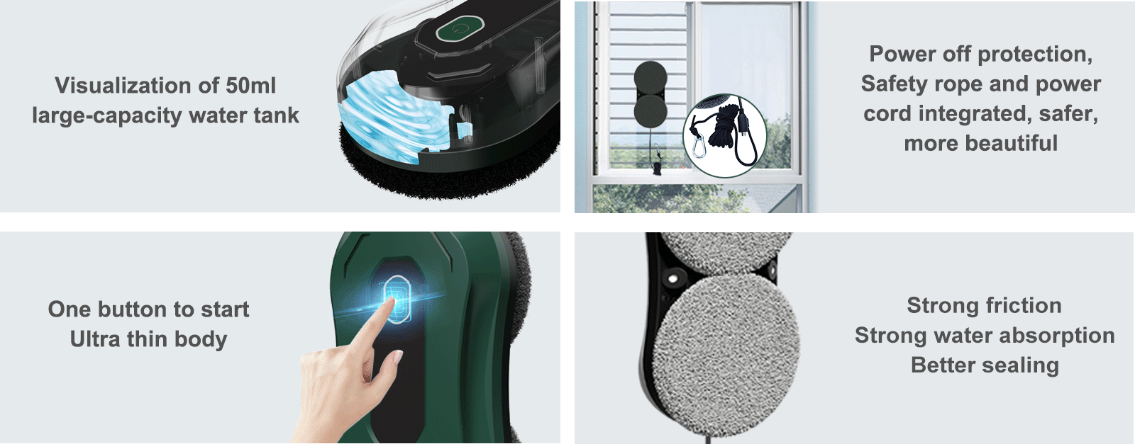 Robot de nettoyage de vitres