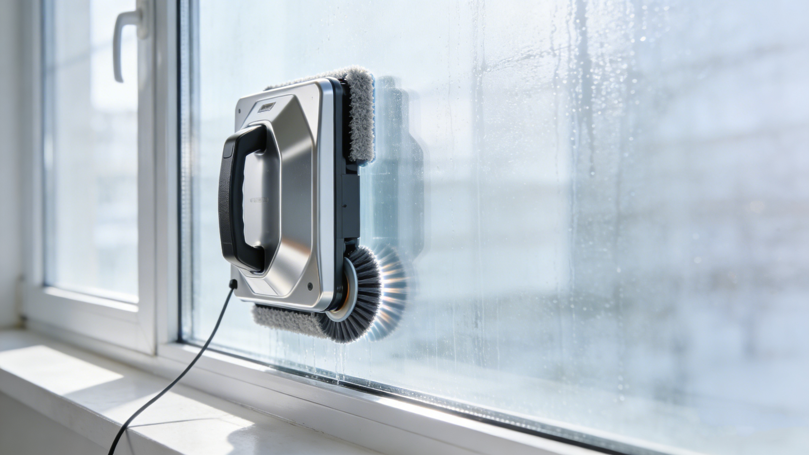 Puis-je utiliser un robot lave-vitres par temps pluvieux ou venteux