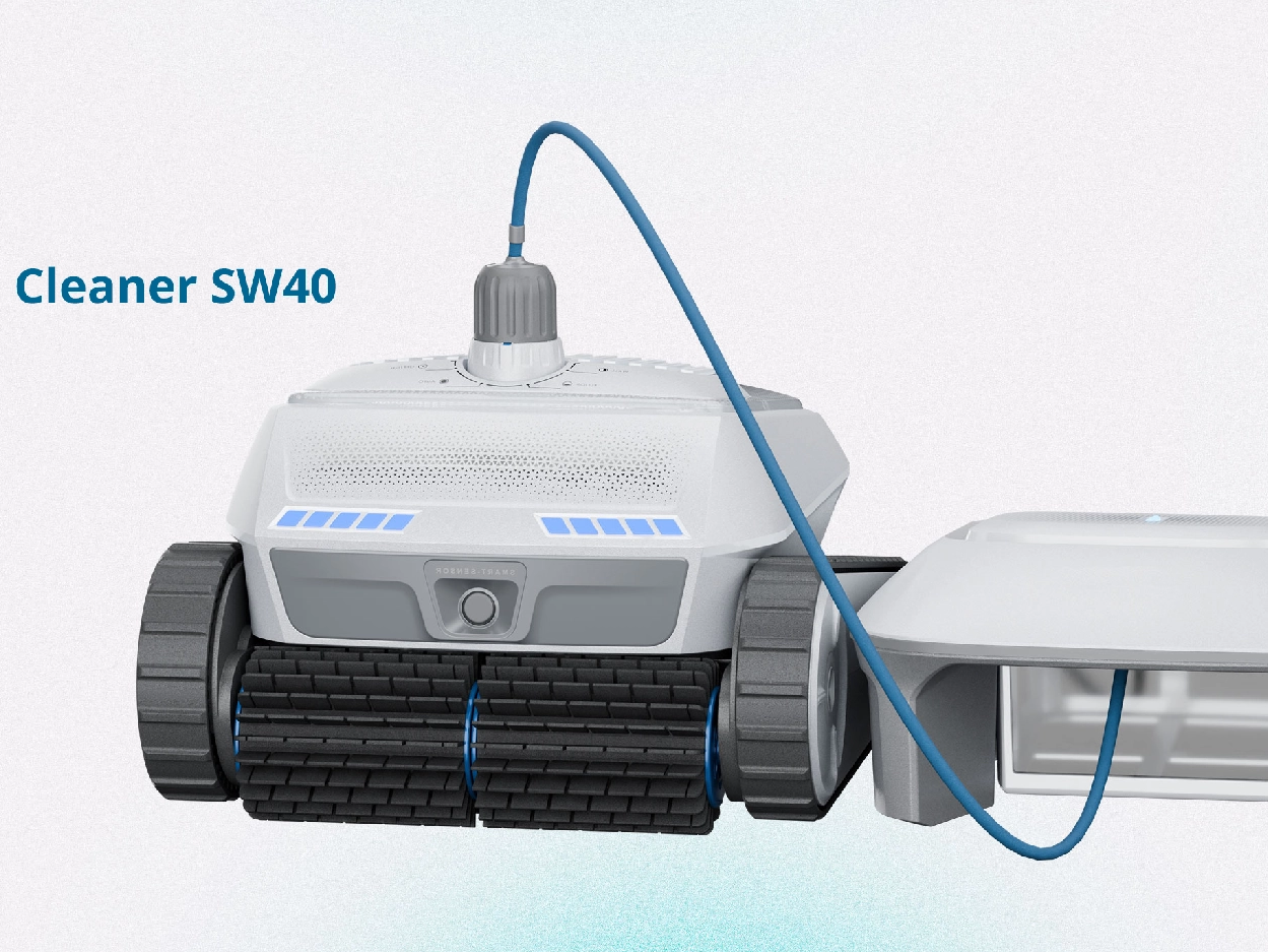 Nettoyeur de piscine sans fil Lincinco SW40 : puissance à quatre moteurs, autonomie de 10 400 mAh et couverture complète de la surface
