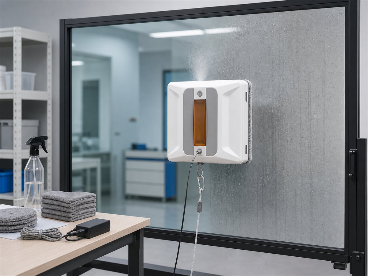 comment fonctionnent les robots lave vitres