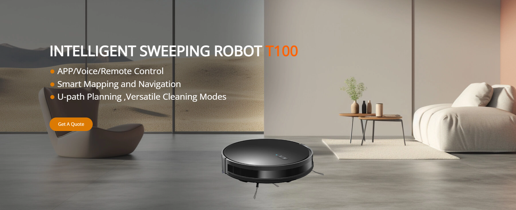 Lincinco Robot Aspirateur Intelligent T100